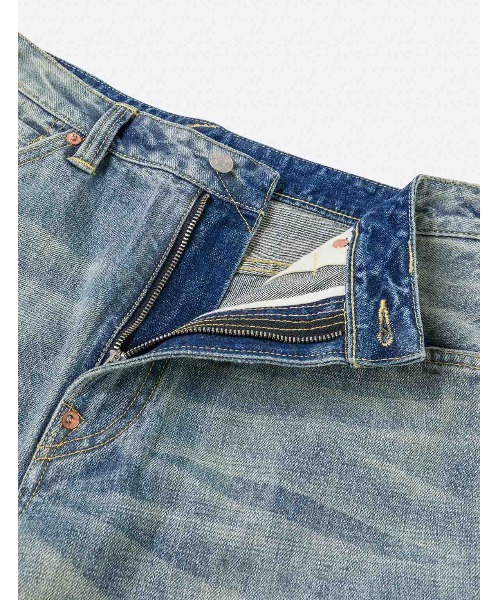 EVISU（エヴィス）の「EJ, 5P DISTRESSED JEANS（デニムパンツ・メンズ・インディゴブルー・MEDIUM/LARGE）」の7枚目の写真