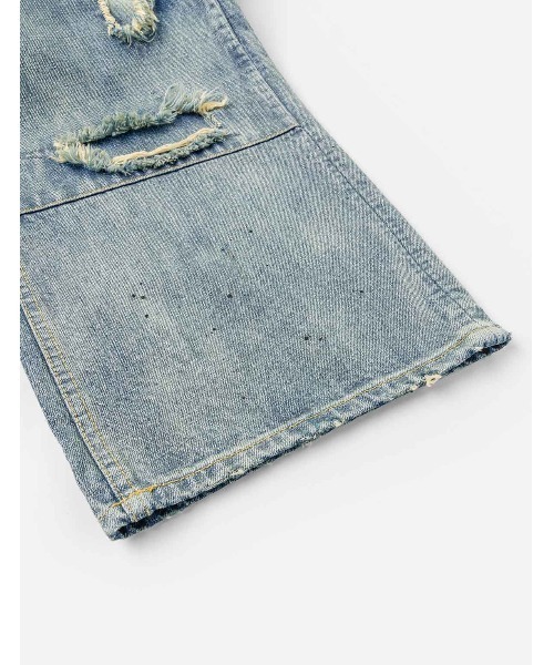 EVISU（エヴィス）の「EJ, 5P DISTRESSED JEANS（デニムパンツ・メンズ・インディゴブルー・MEDIUM/LARGE）」の9枚目の写真