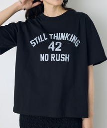 カスレプリントTシャツ