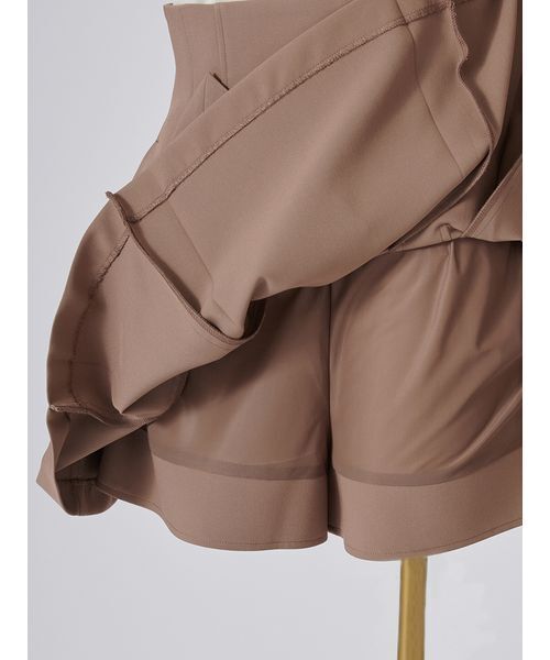 SNIDEL(スナイデル)の「サイドプリーツスカショーパン(その他パンツ・レディース・グレー/ブラック/モカ・0/1)」の12枚目の写真