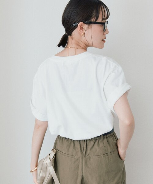 GOOD ROCK SPEED(グッドロックスピード)の「【大人のロゴTシャツ】Jeep Tee (夏服/半袖)(Tシャツ/カットソー・レディース・オフホワイト/ブラウン・FREE)」の10枚目の写真