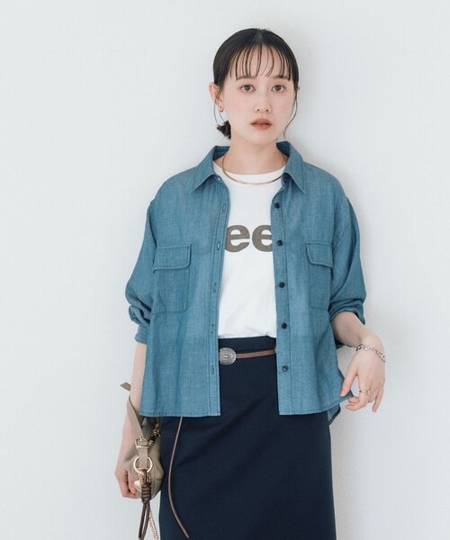 GOOD ROCK SPEED(グッドロックスピード)の「【大人のロゴTシャツ】Jeep Tee (夏服/半袖)(Tシャツ/カットソー・レディース・オフホワイト/ブラウン・FREE)」の12枚目の写真