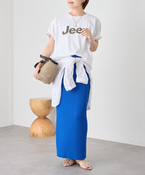 GOOD ROCK SPEED(グッドロックスピード)の「【大人のロゴTシャツ】Jeep Tee (夏服/半袖)(Tシャツ/カットソー・レディース・オフホワイト/ブラウン・FREE)」の13枚目の写真