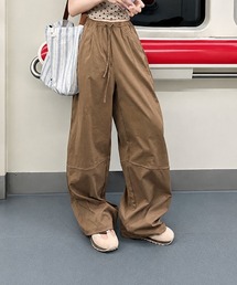ハイウエストボリュームワイドパンツ