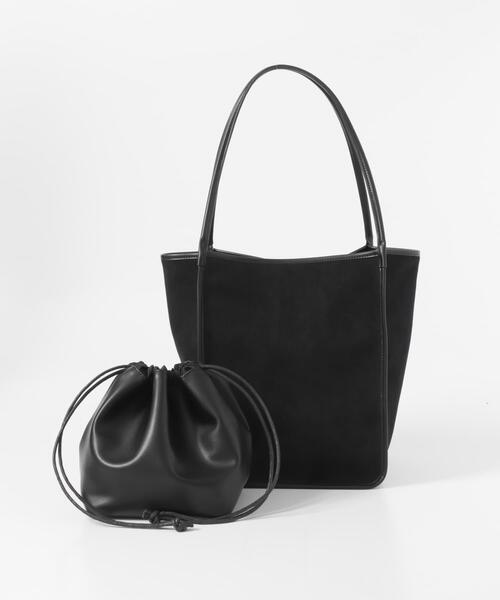 URBAN RESEARCH ROSSO WOMEN(アーバンリサーチ ロッソ)の「IOMMI パイピングハンドルバッグ(トートバッグ・レディース・ブラック/ベージュ/ブラウン・FREE)」の2枚目の写真