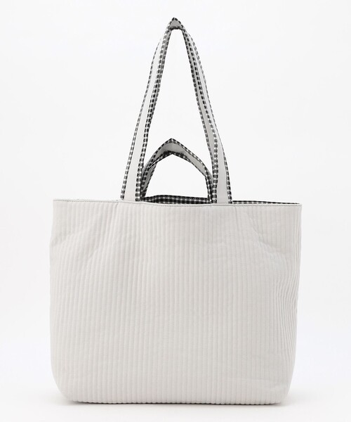 J.PRESS(ジェイプレス)の「【WEB限定・リバーシブル】LIBERTY キルティング トートバッグ(トートバッグ・レディース・ライトグレー系/ブラウン系/ネイビー系・F)」の17枚目の写真
