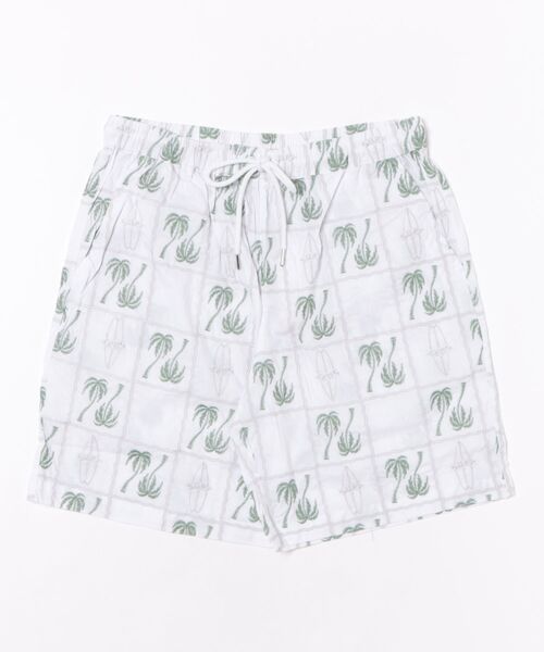Kahiko(カヒコ)の「【Kahiko】SURF&Palms アイナロアMEN'Sハーフパンツ(その他パンツ・メンズ・ベージュ/ブルー/ホワイト/ブラック・FREE)」の2枚目の写真