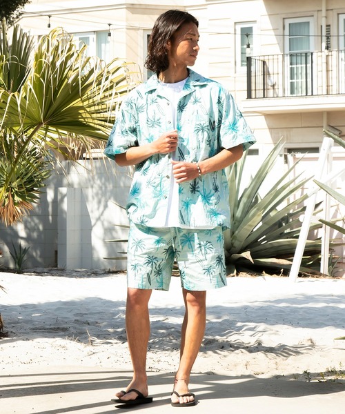Kahiko(カヒコ)の「【Kahiko】SURF&Palms アイナロアMEN'Sハーフパンツ(その他パンツ・メンズ・ベージュ/ブルー/ホワイト/ブラック・FREE)」の7枚目の写真
