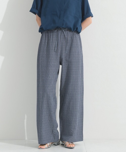 OMNES(オムネス)の「プリントストレートイージーパンツ(その他パンツ・レディース・ブラック系その他2/ブラック系その他/グレー系その他/グリーン系その他・FREE)」の15枚目の写真