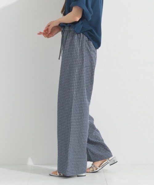 OMNES(オムネス)の「プリントストレートイージーパンツ(その他パンツ・レディース・ブラック系その他2/ブラック系その他/グレー系その他/グリーン系その他・FREE)」の16枚目の写真