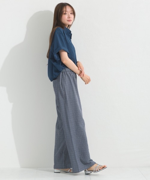OMNES(オムネス)の「プリントストレートイージーパンツ(その他パンツ・レディース・ブラック系その他2/ブラック系その他/グレー系その他/グリーン系その他・FREE)」の19枚目の写真