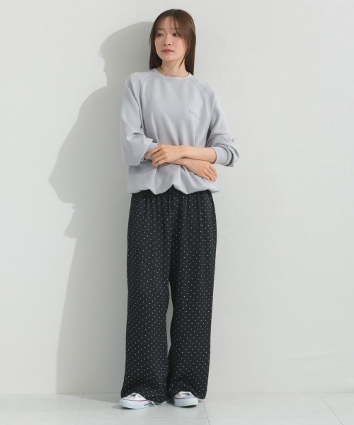 OMNES(オムネス)の「プリントストレートイージーパンツ(その他パンツ・レディース・ブラック系その他2/ブラック系その他/グレー系その他/グリーン系その他・FREE)」の13枚目の写真