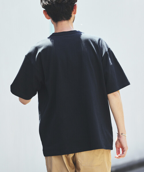 FREAK'S STORE(フリークスストア)の「HEAVY WEIGHT/ヘビーウェイト ショートスリーブ ヘンリーネック Tシャツ/10.5オンス(Tシャツ/カットソー・メンズ・ライトグレー/その他9/ホワイト/レッド/ブラック・LARGE/MEDIUM/SMALL)」の18枚目の写真
