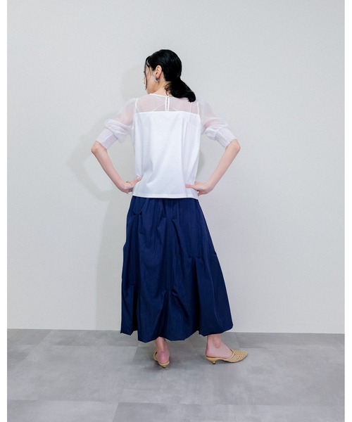 Julep(ジュレップ)の「Tuck Skirt(スカート・レディース・ネイビー/グレー/ブラック・FREE)」の8枚目の写真