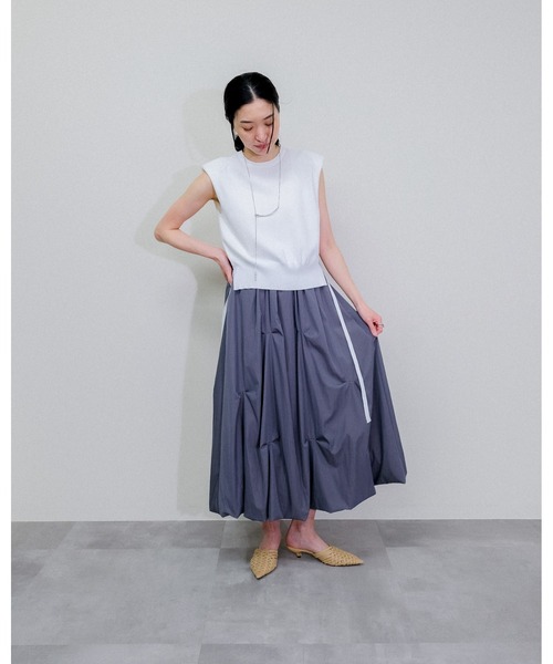Julep(ジュレップ)の「Tuck Skirt(スカート・レディース・ネイビー/グレー/ブラック・FREE)」の18枚目の写真