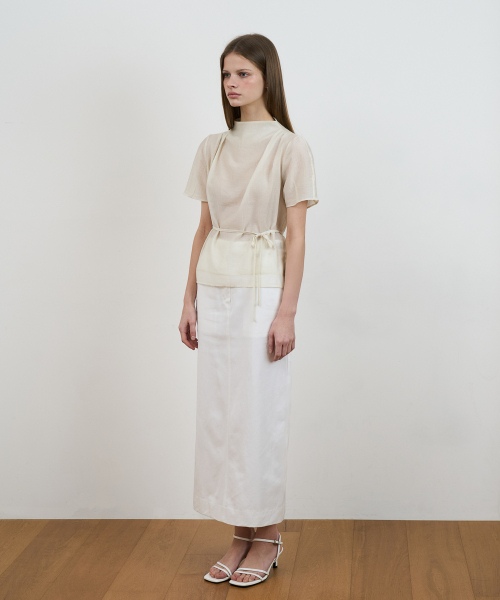 DEHEVE（デヘヴェ）の「Drape Strap Blouse [Cream]（シャツ/ブラウス・レディース・Cream・OS）」の16枚目の写真