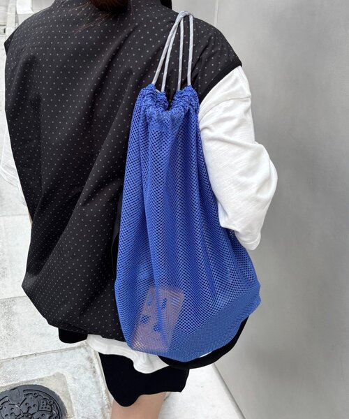 CIAOPANIC TYPY（チャオパニックティピー）の「【ユニセックス】3WAYメッシュバック（トートバッグ・レディース・ホワイト/ブルー/ブラック・ONE SIZE）」の15枚目の写真