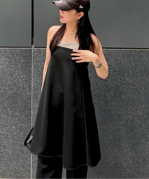 DRESSLAVE(ドレスレイブ)の「comfortable bare top(コンフォータブルベアトップ)(チューブトップ・レディース・ブラック/グレー・38)」の2枚目の写真