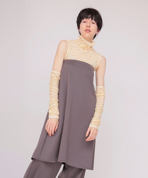 DRESSLAVE(ドレスレイブ)の「comfortable bare top(コンフォータブルベアトップ)(チューブトップ・レディース・ブラック/グレー・38)」の5枚目の写真