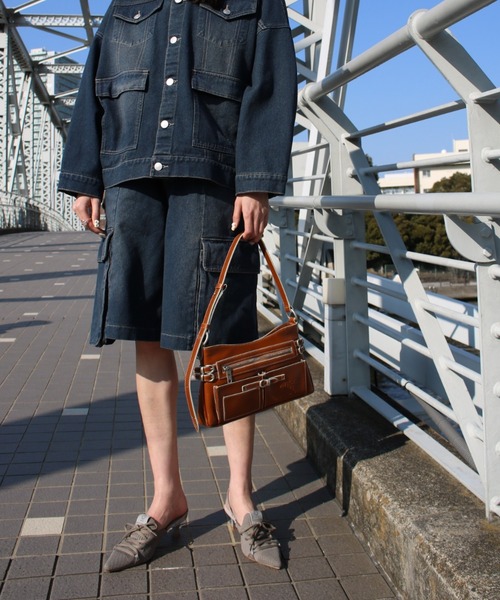 Scrap Book(スクラップブック)の「【MARGESHERWOOD】OUTPOCKETSHOULDER(ショルダーバッグ・レディース・ブラウン・FREE)」の6枚目の写真