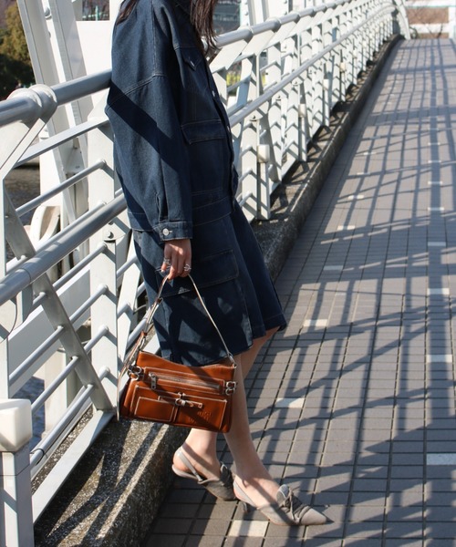 Scrap Book(スクラップブック)の「【MARGESHERWOOD】OUTPOCKETSHOULDER(ショルダーバッグ・レディース・ブラウン・FREE)」の8枚目の写真