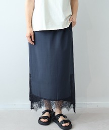 【M/L】レースヘムナロースカート