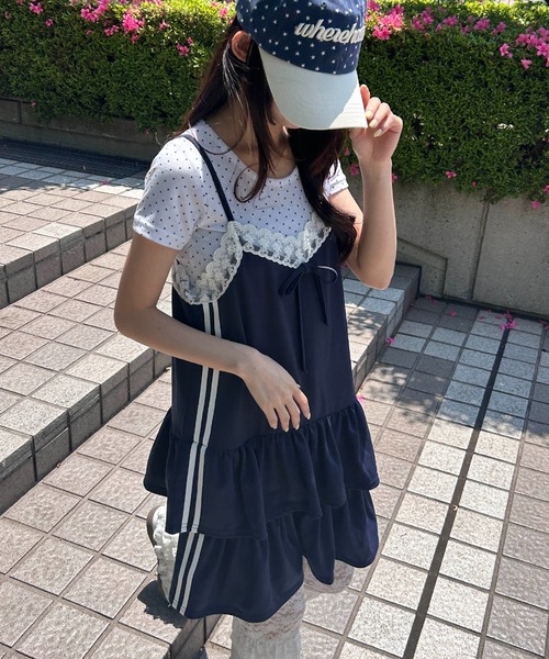 2ラインティアードキャミワンピース（ワンピース）｜WC（ダブル シー