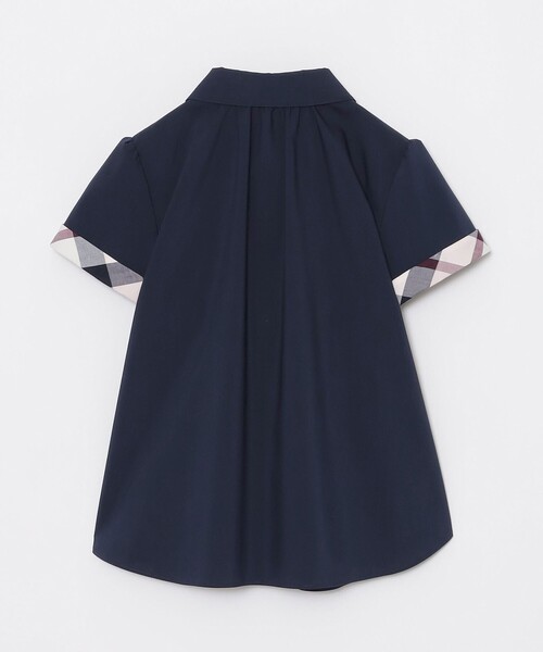 BLUE LABEL CRESTBRIDGE(ブルーレーベルクレストブリッジ)の「シャーリングブラウス(シャツ/ブラウス・レディース・パープル/ホワイト/ダークネイビー・38/36)」の6枚目の写真