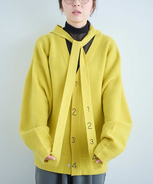I am I in fact...(アイアムアイインファクト)の「SUSIE BABUSHKA(ニットキャップ/ビーニー・レディース・ホワイト/グレー/イエロー/ブラック/ブルー・FREE)」の11枚目の写真