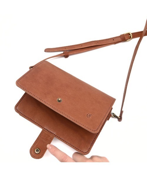 CLEDRAN(クレドラン)の「【本革 多機能】CL3993 PASA WALLET SHOULDER(ショルダーバッグ・レディース・ライトグレー/ブラック/ブラウン・FREE)」の12枚目の写真