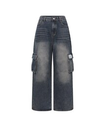 ラウトカーゴワイドデニムパンツ
