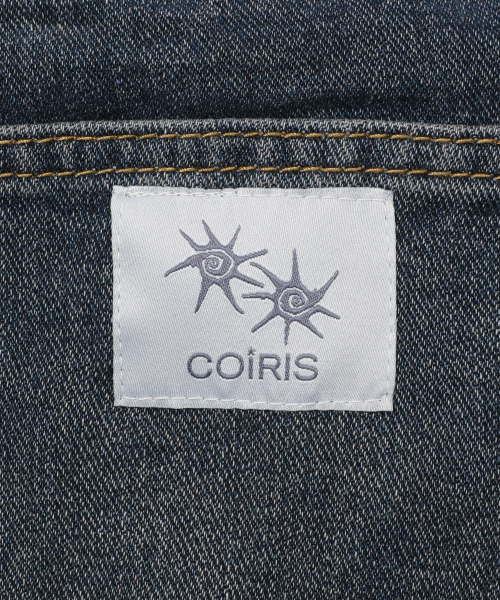 COIRIS(コイリス)の「ラウトカーゴワイドデニムパンツ(デニムパンツ・レディース・ダークブルー・SMALL/MEDIUM)」の4枚目の写真