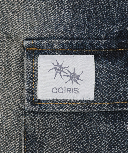 COIRIS(コイリス)の「ラウトカーゴワイドデニムパンツ(デニムパンツ・レディース・ダークブルー・SMALL/MEDIUM)」の6枚目の写真