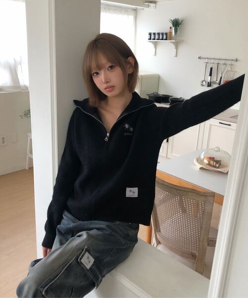 COIRIS(コイリス)の「ラウトカーゴワイドデニムパンツ(デニムパンツ・レディース・ダークブルー・SMALL/MEDIUM)」の15枚目の写真