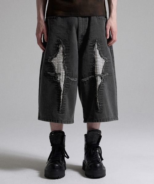 LURAKU】Semi-flared Rigid Denim / LURAKU セミフレアリジットデニム