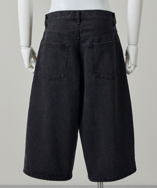 GRANCY(グランシー)の「【GRANCY】Stitch Patch Half Denim Pants / ステッチパッチハーフデニムパンツ(デニムパンツ・メンズ・ベージュ/ブラック・L/M/S)」の10枚目の写真