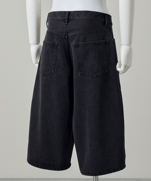 GRANCY(グランシー)の「【GRANCY】Stitch Patch Half Denim Pants / ステッチパッチハーフデニムパンツ(デニムパンツ・メンズ・ベージュ/ブラック・L/M/S)」の11枚目の写真