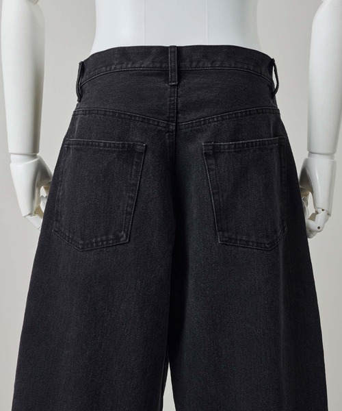 GRANCY(グランシー)の「【GRANCY】Stitch Patch Half Denim Pants / ステッチパッチハーフデニムパンツ(デニムパンツ・メンズ・ベージュ/ブラック・L/M/S)」の14枚目の写真