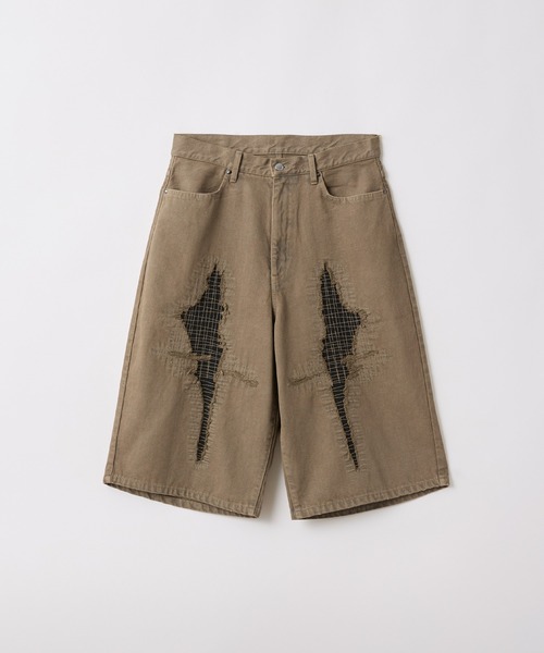 GRANCY(グランシー)の「【GRANCY】Stitch Patch Half Denim Pants / ステッチパッチハーフデニムパンツ(デニムパンツ・メンズ・ベージュ/ブラック・L/M/S)」の16枚目の写真