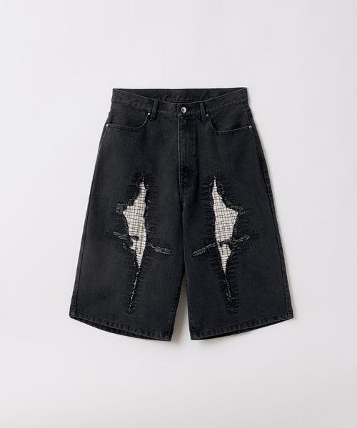 GRANCY(グランシー)の「【GRANCY】Stitch Patch Half Denim Pants / ステッチパッチハーフデニムパンツ(デニムパンツ・メンズ・ベージュ/ブラック・L/M/S)」の18枚目の写真
