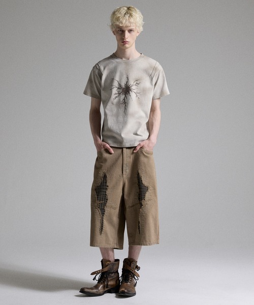 GRANCY(グランシー)の「【GRANCY】Stitch Patch Half Denim Pants / ステッチパッチハーフデニムパンツ(デニムパンツ・メンズ・ベージュ/ブラック・L/M/S)」の20枚目の写真