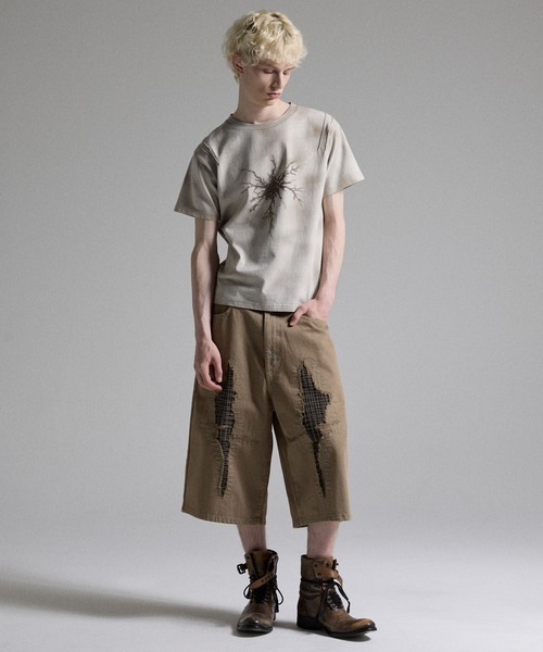 GRANCY(グランシー)の「【GRANCY】Stitch Patch Half Denim Pants / ステッチパッチハーフデニムパンツ(デニムパンツ・メンズ・ベージュ/ブラック・L/M/S)」の21枚目の写真