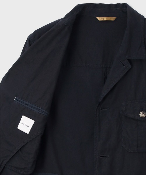 Paul Smith(ポールスミス)の「ライトモールスキン 4ポケットジャケット / 153620 24064D(ブルゾン・メンズ・ネイビー/ダークブラウン・MEDIUM/LARGE)」の5枚目の写真