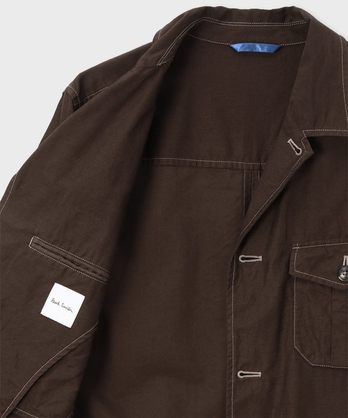 Paul Smith(ポールスミス)の「ライトモールスキン 4ポケットジャケット / 153620 24064D(ブルゾン・メンズ・ネイビー/ダークブラウン・MEDIUM/LARGE)」の9枚目の写真