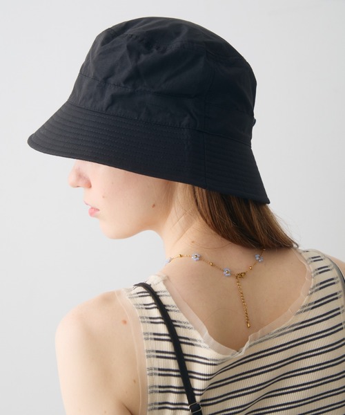 Crisp(クリスプ)の「basic bucket hat / ベーシックバケットハット(ハット・レディース・ブラック/ベージュ・FREE)」の3枚目の写真