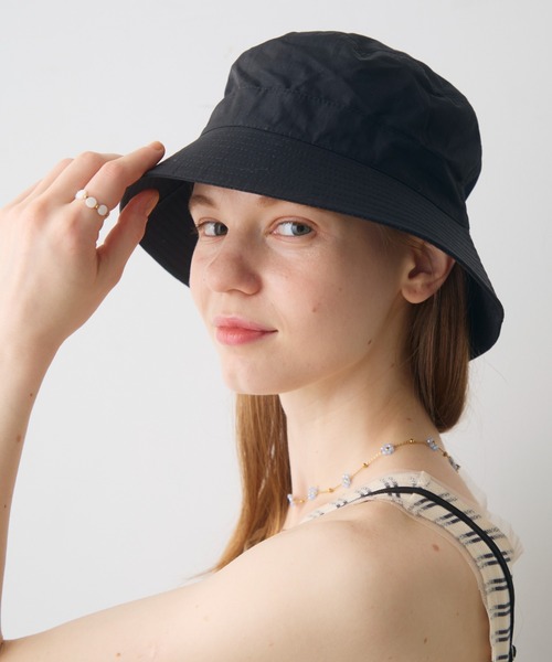 Crisp(クリスプ)の「basic bucket hat / ベーシックバケットハット(ハット・レディース・ブラック/ベージュ・FREE)」の13枚目の写真