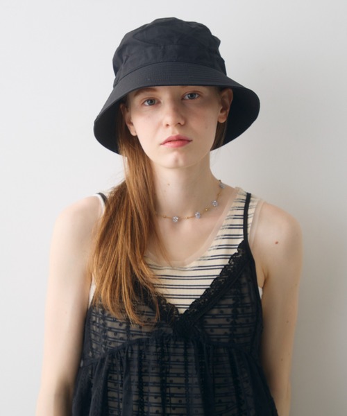 Crisp(クリスプ)の「basic bucket hat / ベーシックバケットハット(ハット・レディース・ブラック/ベージュ・FREE)」の11枚目の写真
