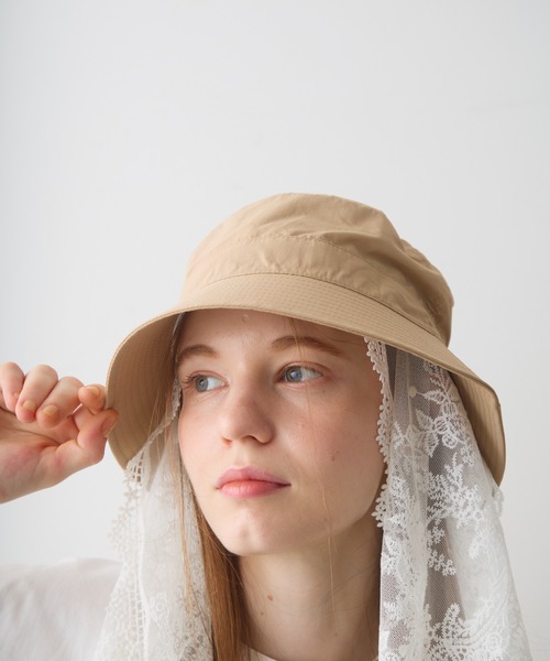Crisp(クリスプ)の「basic bucket hat / ベーシックバケットハット(ハット・レディース・ブラック/ベージュ・FREE)」の6枚目の写真