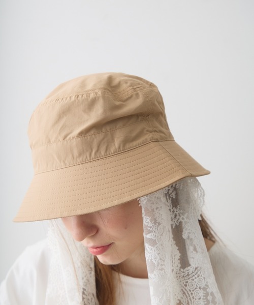 Crisp(クリスプ)の「basic bucket hat / ベーシックバケットハット(ハット・レディース・ブラック/ベージュ・FREE)」の7枚目の写真