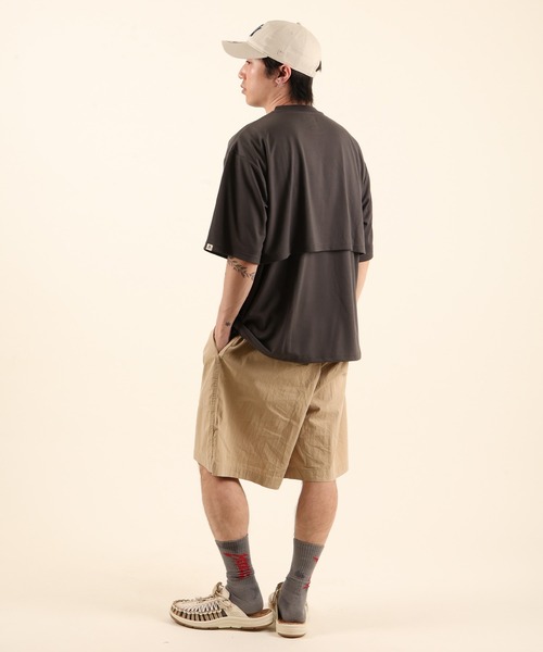 COBMASTER(コブマスター)の「COBMASTER/コブマスター 半袖 Tシャツ COB 吸水速乾 VENT TEE 81880100/81893100(Tシャツ/カットソー・メンズ・ホワイト/グレー/スミクロ・M/L/XL)」の14枚目の写真